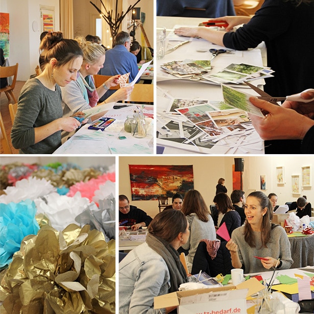 Über 50 Freiwillige haben beim großen Crafting-Aktionstag im Haus 73 insgesamt 620 schöne DIY-Produkte für soziale Einrichtungen gefertigt